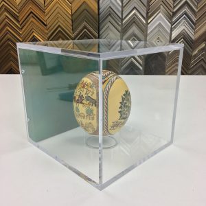 Hanging Acrylic Case for Ostrich Egg