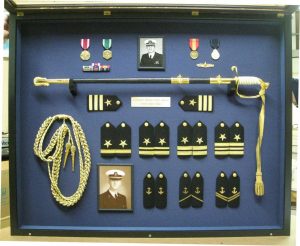 Custom Shadowbox Framing Of Us Navy Decorations Broadway Gallery