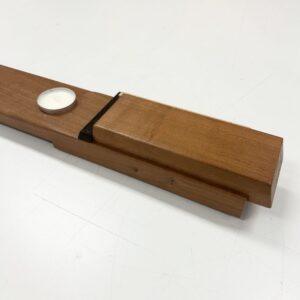 Mitchell Freedman, Seven Candle Holder, 3" x 44", Cherry and Accents End Detail