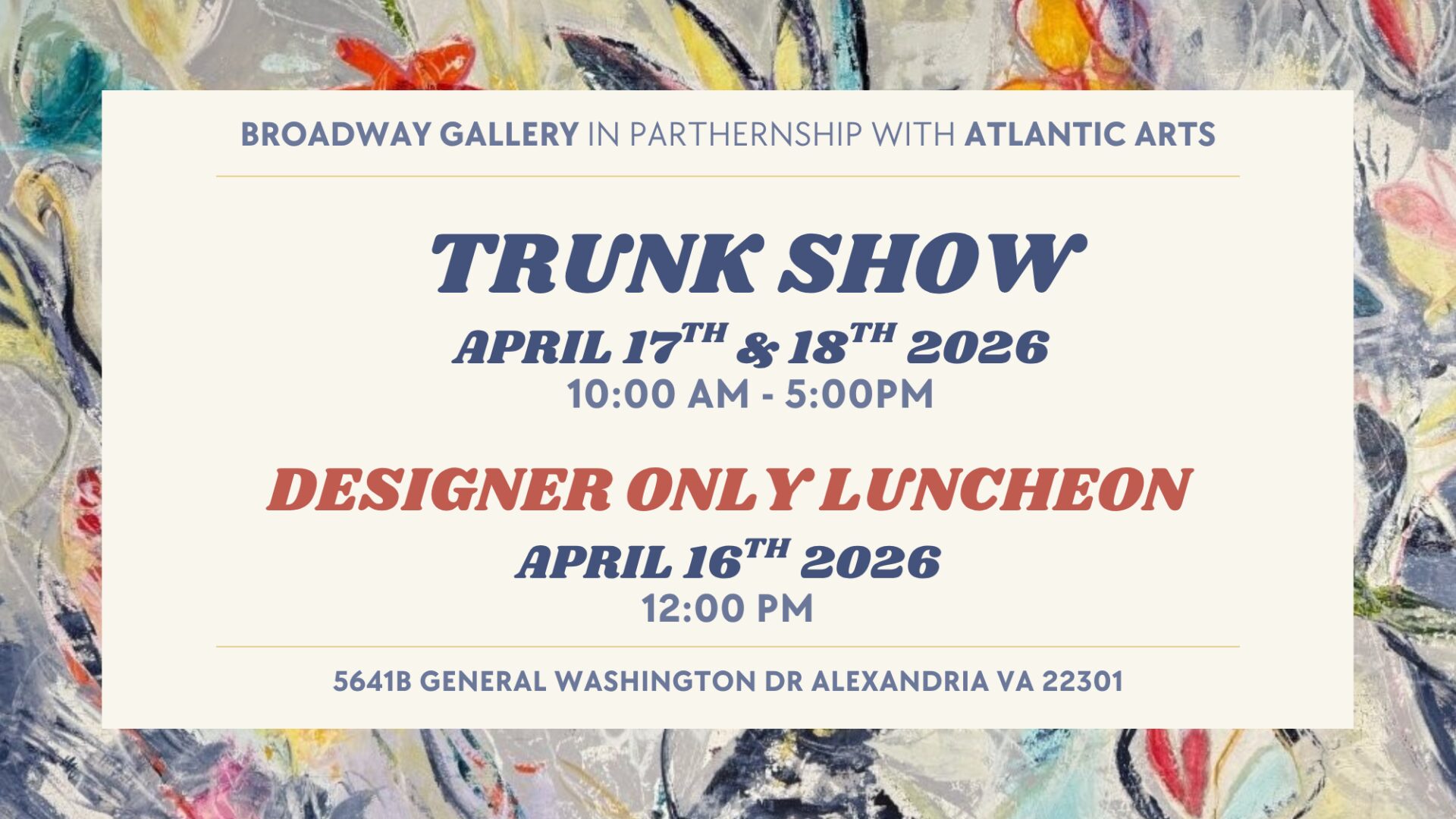 Trunk show details