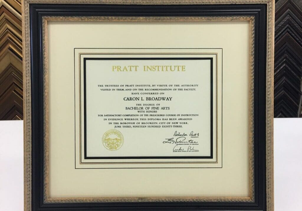 Caron Pratt Diploma with French Lines (1)